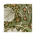 William Morris At Home Pimpernel Velvet Nettle Wave Curtain
