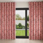 Sara Miller Butterflies & Trellis Peach Wave Curtain