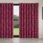 Sara Miller Butterflies & Trellis Purple Wave Curtain