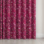 Sara Miller Butterflies & Trellis Purple Wave Curtain