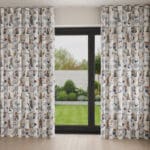 Sara Miller Circus White Wave Curtain