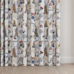 Sara Miller Circus White Wave Curtain