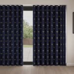 Sara Miller Dragonfly Navy Wave Curtain