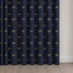 Sara Miller Dragonfly Navy Wave Curtain