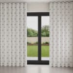 Sara Miller Dragonfly White Wave Curtain