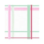 Laura Ashley Burford Check Rose Wave Curtain