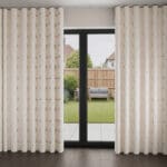 Sara Miller Flamingo Cream Wave Curtain
