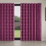 Sara Miller Flamingo Pink Wave Curtain