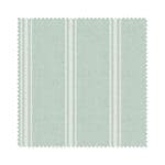 Laura Ashley Burnsall Stripe Smoke Green Wave Curtain