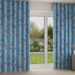 Sara Miller Hummingbird Cornflower Blue Wave Curtain