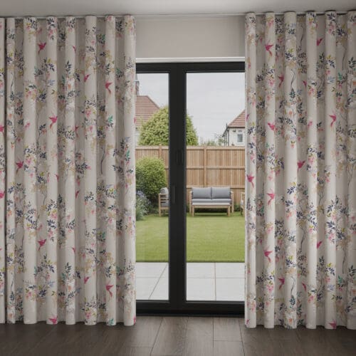 Sara Miller Hummingbird Oyster Wave Curtain