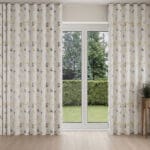 Sara Miller Lemon Cluster White Wave Curtain