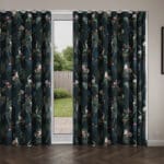Sara Miller Lemur Forest Green Wave Curtain