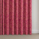 Sara Miller Little Leaves Fuchsia Wave Curtain