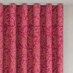 Sara Miller Little Leaves Fuchsia Wave Curtain