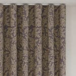 Sara Miller Little Leaves Smokey Blue Wave Curtain