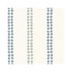 Laura Ashley Candy Stripe Newport Blue Wave Curtain