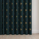 Sara Miller Small Palm Tree Forest Green Wave Curtain