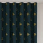 Sara Miller Small Palm Tree Forest Green Wave Curtain