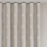 Sara Miller Small Palm Tree Linen Wave Curtain