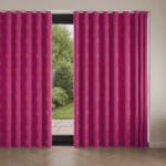 Sara Miller Small Palm Tree Pink Wave Curtain
