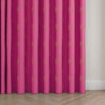 Sara Miller Small Palm Tree Pink Wave Curtain