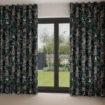 Sara Miller Swallows Forest Green Wave Curtain