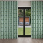 Sara Miller Toucans Aqua Wave Curtain
