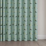 Sara Miller Toucans Aqua Wave Curtain