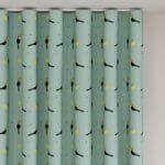 Sara Miller Toucans Aqua Wave Curtain