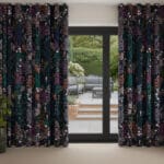 Sara Miller Underwater Midnight Wave Curtain