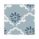 Laura Ashley Coralie Pale Seaspray Wave Curtain