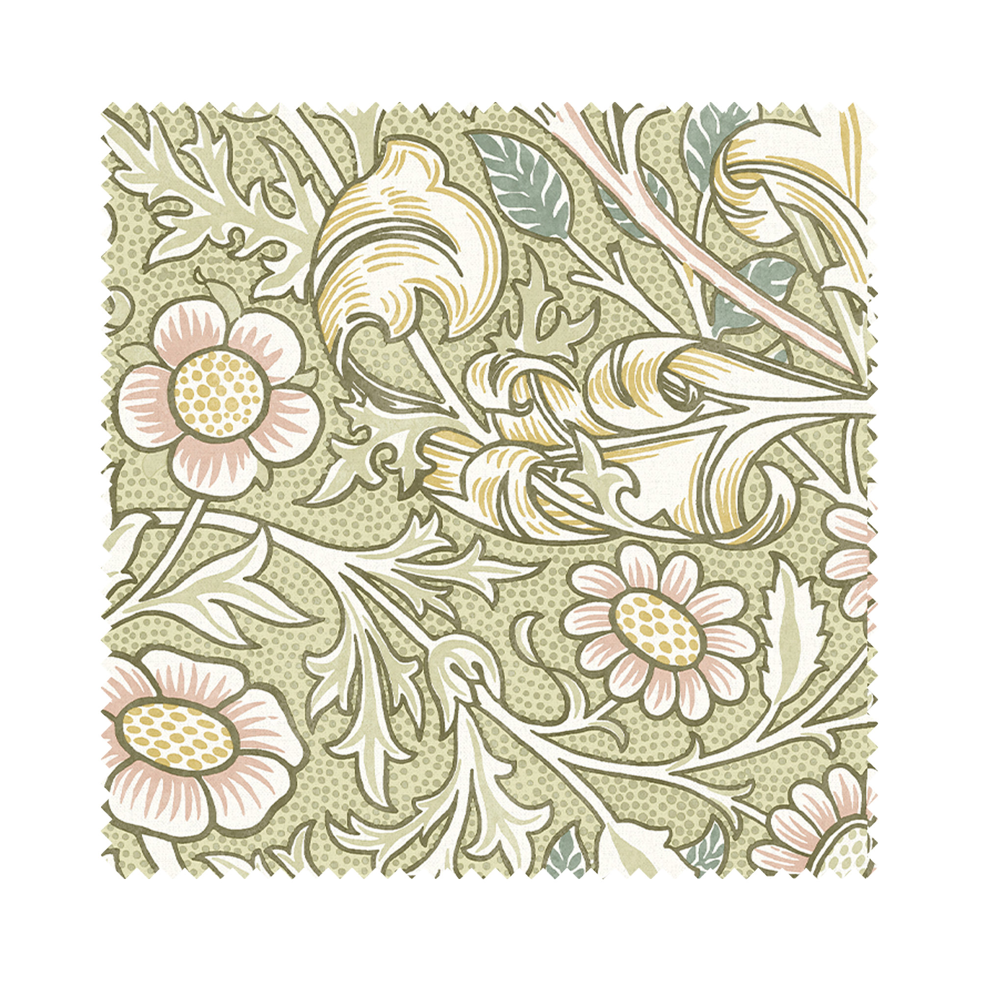 William Morris At Home Double Bough Apple Wave Curtain - Image 7