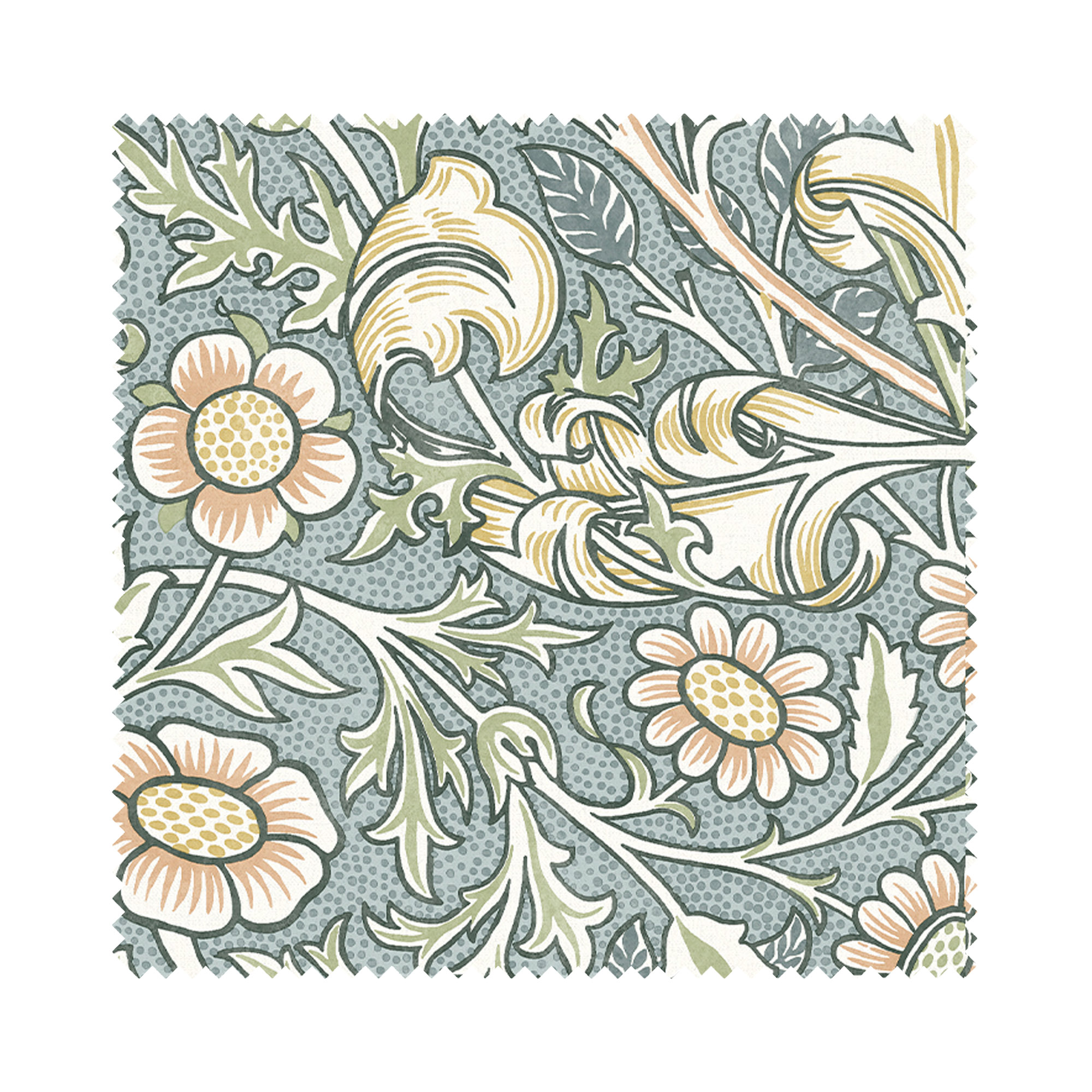 William Morris At Home Double Bough Bluebird Wave Curtain - Image 7