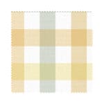 Laura Ashley Cove Check Ochre Wave Curtain