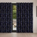 Sara Miller Cheetah Midnight Wave Curtain