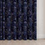 Sara Miller Cheetah Midnight Wave Curtain