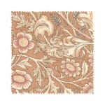 William Morris At Home Double Bough Terracotta Wave Curtain