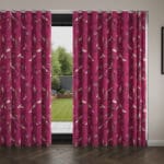 Sara Miller Heron Fuchsia Wave Curtain
