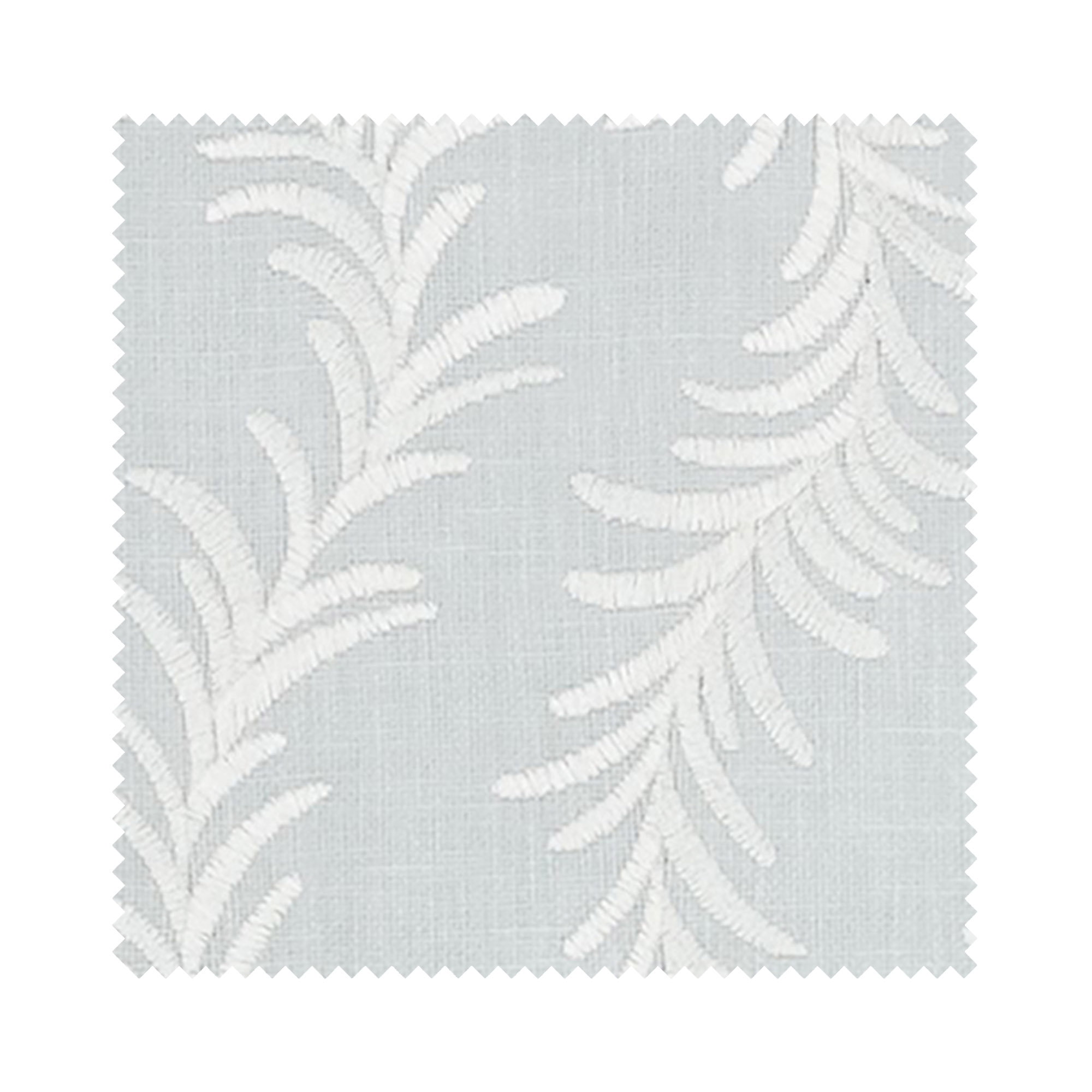 Laura Ashley Dee Slate White Wave Curtain - Image 7