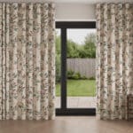 Sara Miller Ornamental Peacock Stone Wave Curtain