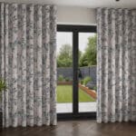 Sara Miller Ornamental Peacock Warm Grey Wave Curtain