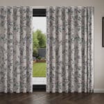 Sara Miller Ornamental Peacock Warm Grey Wave Curtain