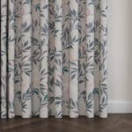Sara Miller Ornamental Peacock Warm Grey Wave Curtain