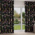 Sara Miller Palm Garden Midnight Wave Curtain
