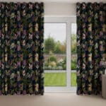 Sara Miller Palm Garden Midnight Wave Curtain