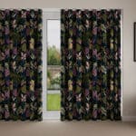 Sara Miller Palm Garden Midnight Wave Curtain
