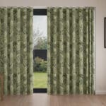 Sara Miller Palm Garden Soft Olive Wave Curtain