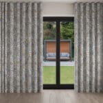 Sara Miller Songbird Soft Grey Wave Curtain