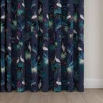 Sara Miller Heron Smokey Blue Wave Curtain